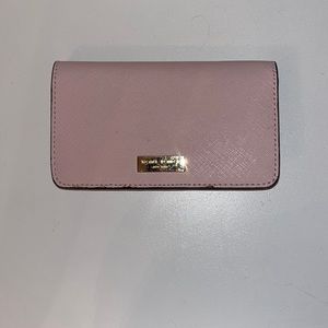 Henri Bendel phone wallet pink